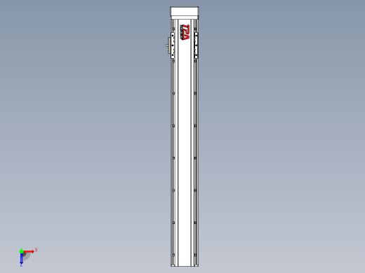 日规模组半封闭丝杆TPA-HNR-85D-1610C-L600-MP-C-P20-N3俯视缩略图