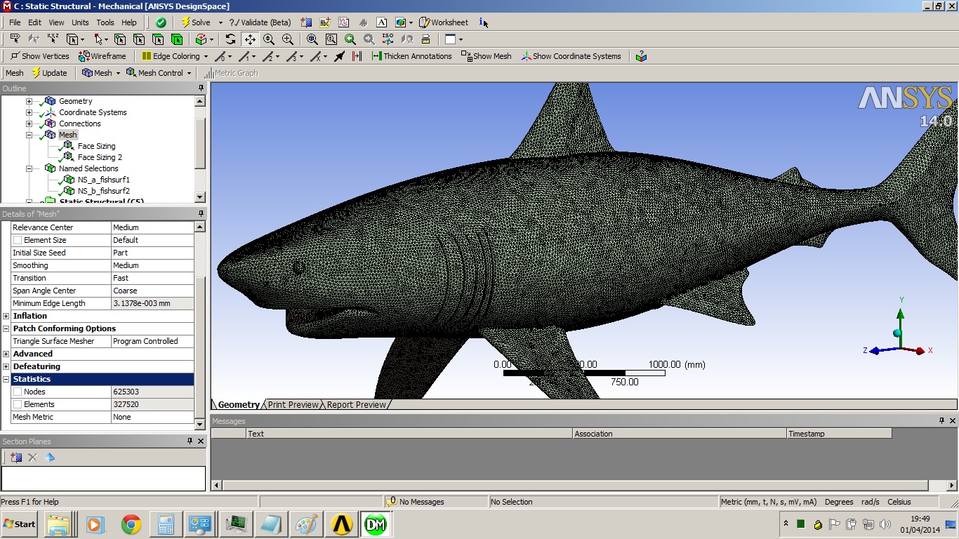 大白鲨鱼模型3D图纸 Solidworks设计 附STEP