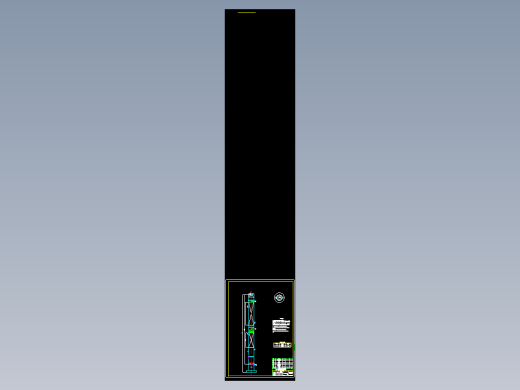 6.3万吨甲醇-水填料精馏塔cad图纸