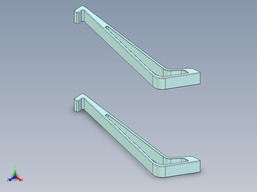 笔记本散热支架主视图