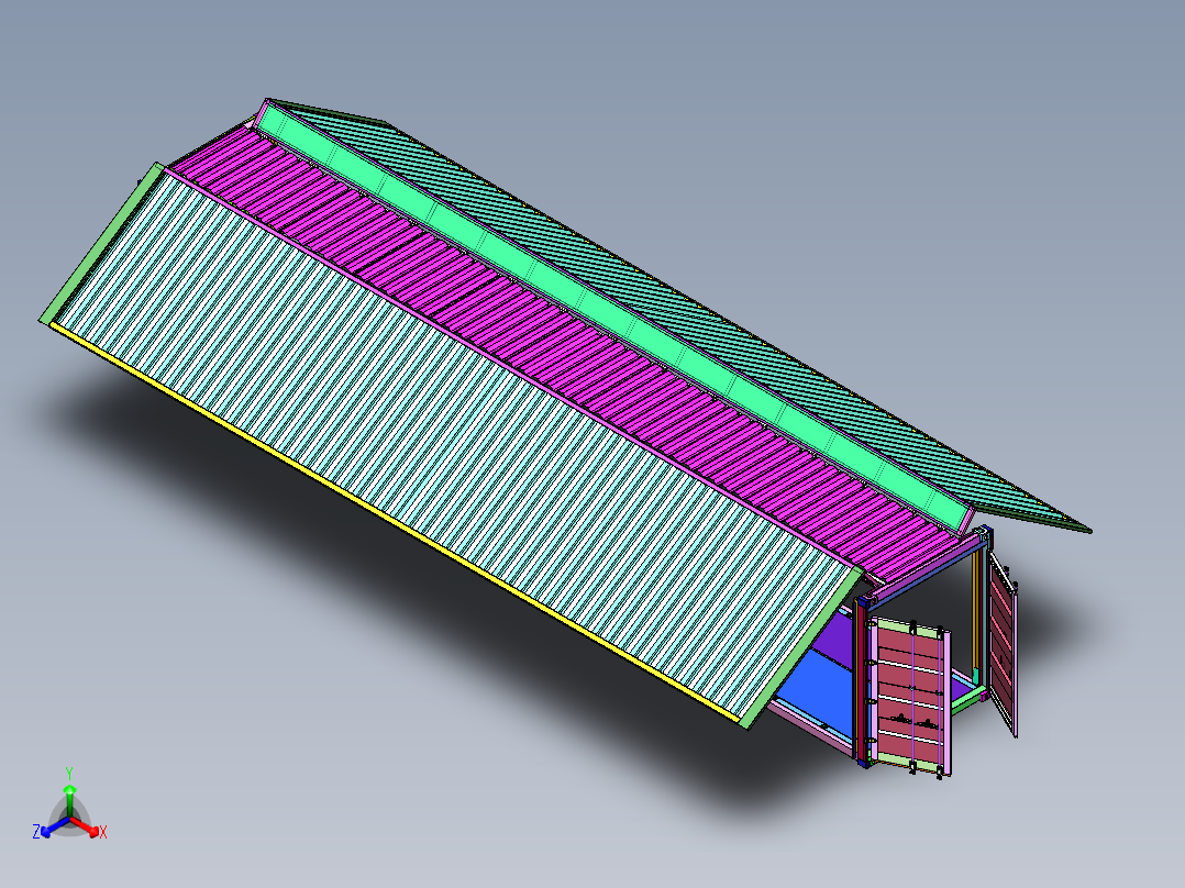 展翼集装箱（SW2016正等轴测图