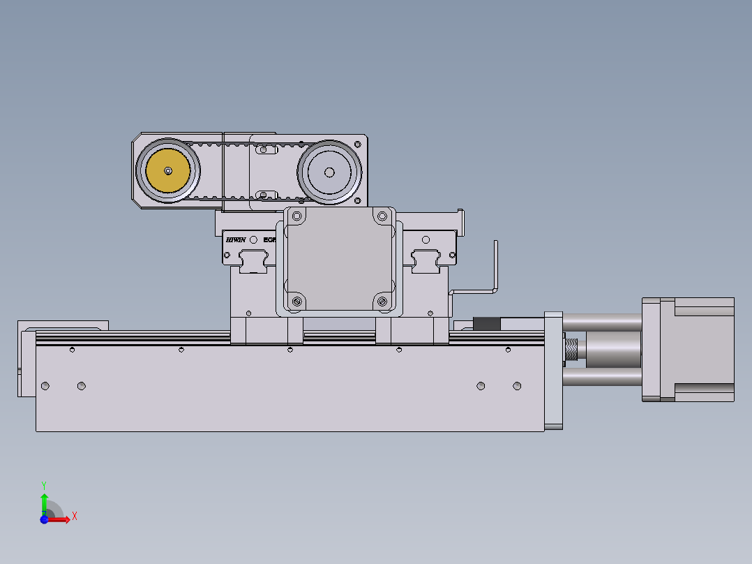 送纸橡胶轴数控磨床前视图