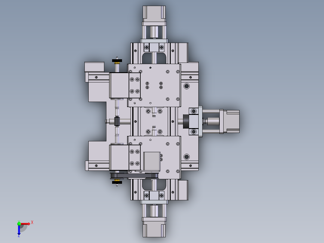 送纸橡胶轴数控磨床俯视图