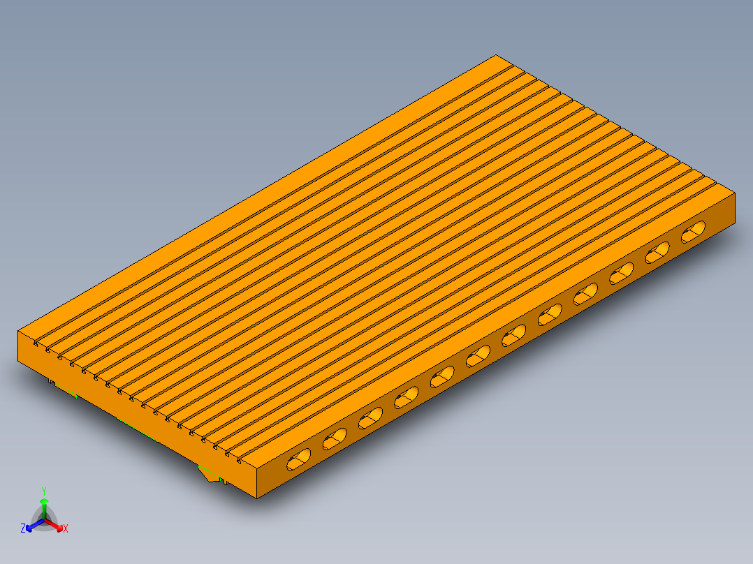 龙门刨铣床工作台全套UG