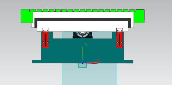 龙门刨铣床工作台全套UG