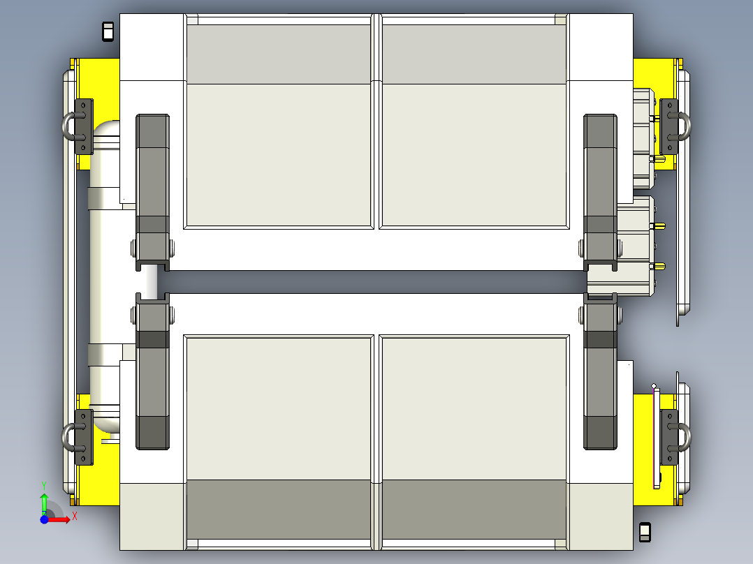Moon Movers月球移动器3D数模图纸 STEP格式前视图