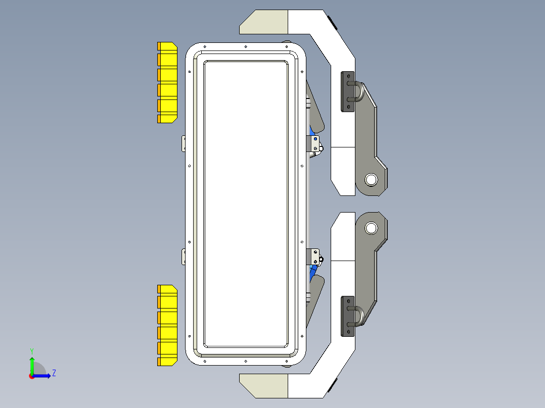 Moon Movers月球移动器3D数模图纸 STEP格式左视图