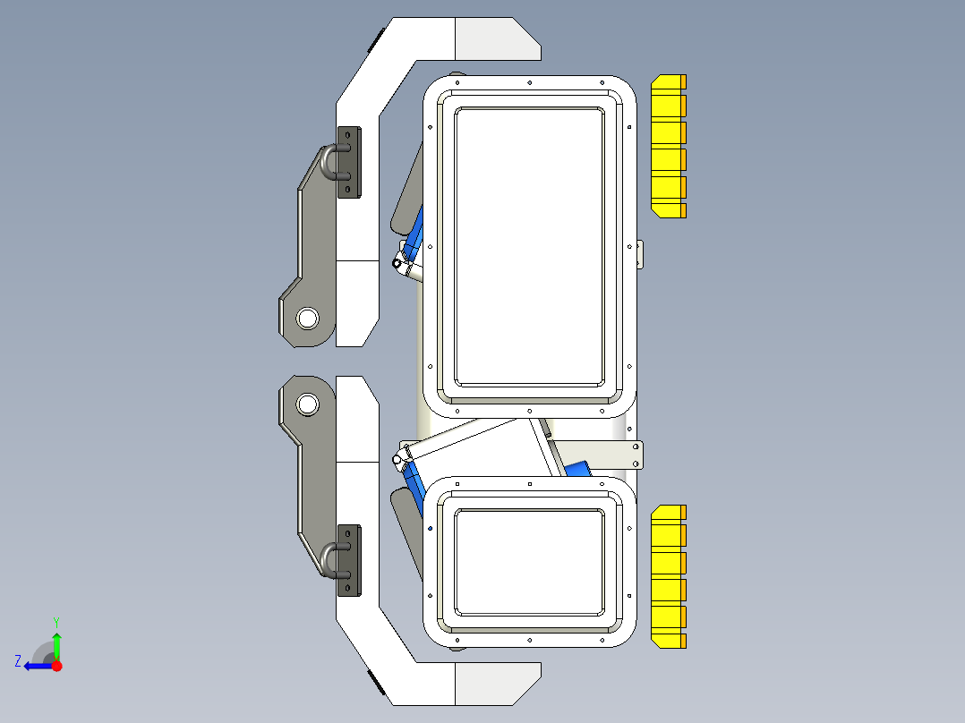 Moon Movers月球移动器3D数模图纸 STEP格式右视图