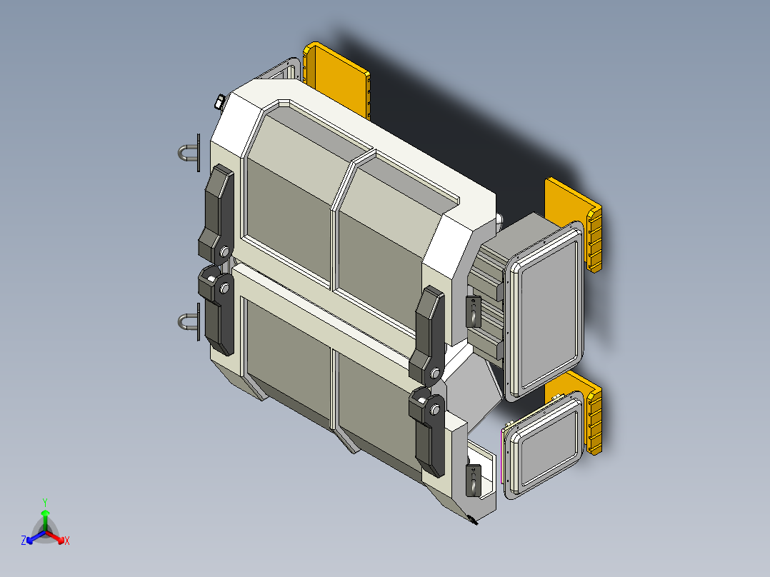 Moon Movers月球移动器3D数模图纸 STEP格式正等轴测图