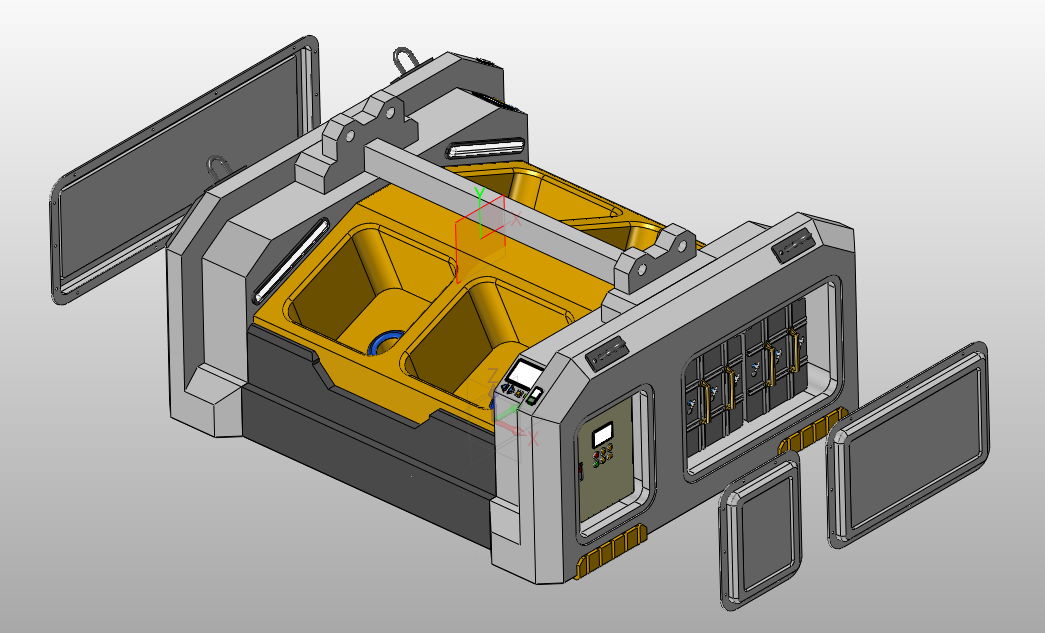 Moon Movers月球移动器3D数模图纸 STEP格式