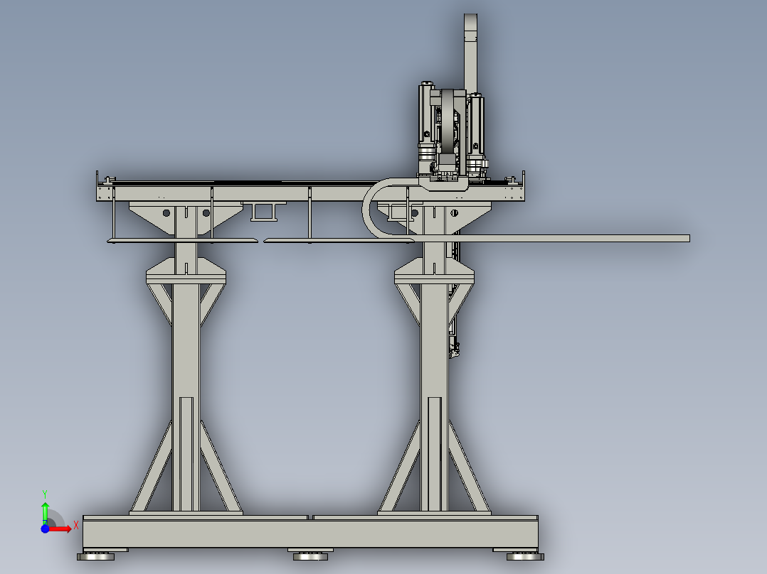 三维动作前视图