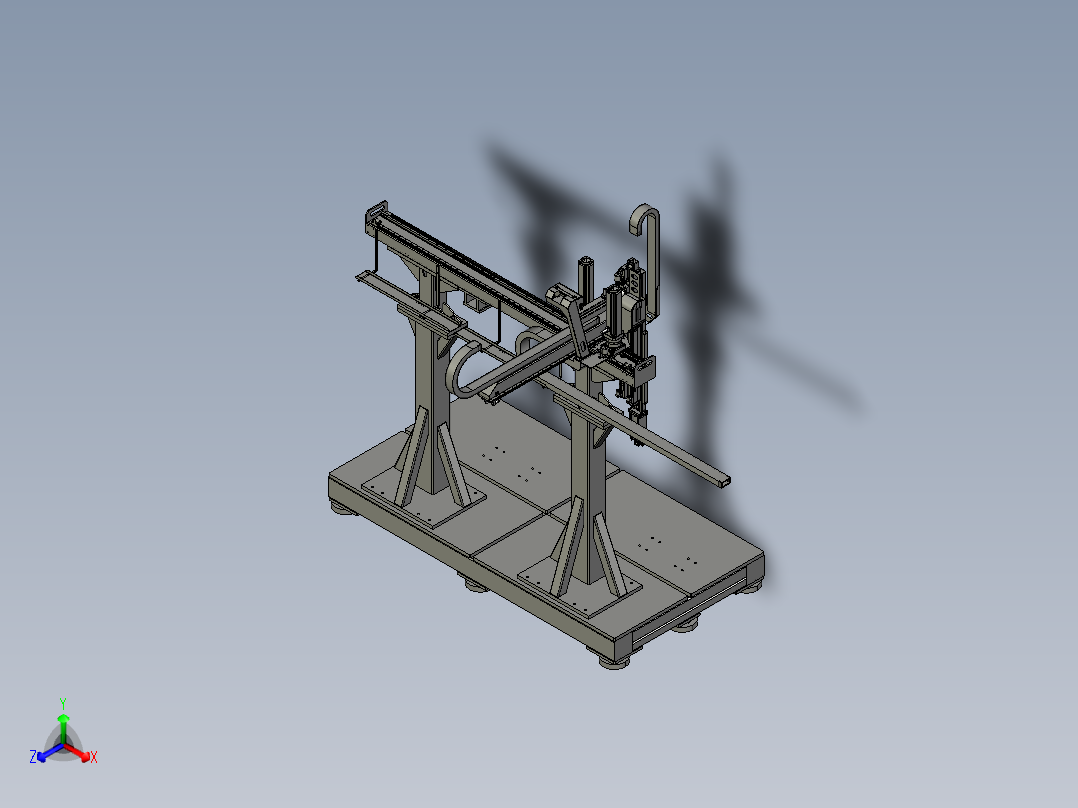 三维动作正等轴测图