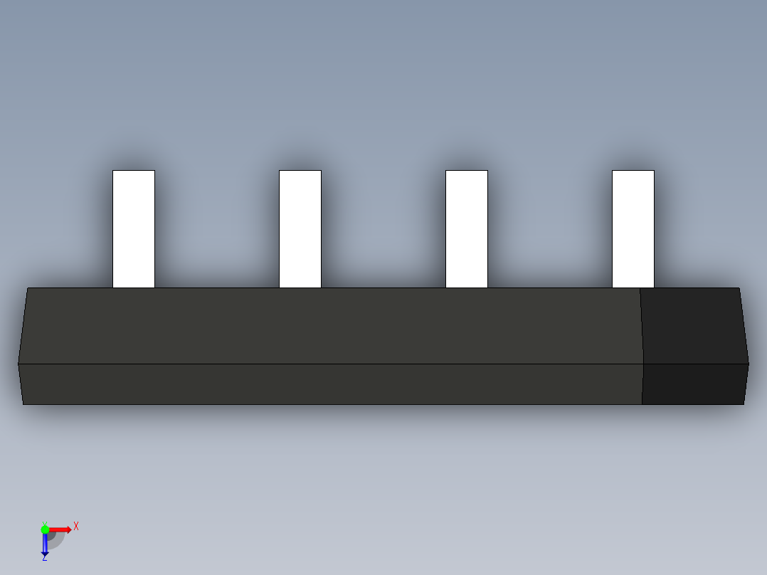 桥式整流器-GBU-R俯视图