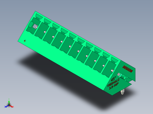 DEGSON 15EDG 系列 3.5mm 插拔式接线端子 FullPack-15EDGLC-3.5-10P-14-00AH