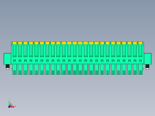 DEGSON 15EDG（公头） 3.5mm 螺钉锁紧，插拔式接线端子 FullPack-15EDGKDM-3.5-24P-14-00AH前视缩略图