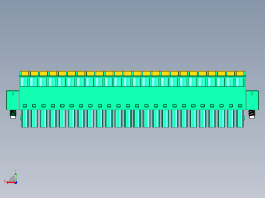 DEGSON 15EDG（公头） 3.5mm 螺钉锁紧，插拔式接线端子 FullPack-15EDGKDM-3.5-24P-14-00AH后视缩略图