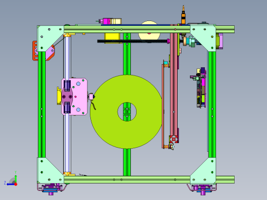欧标铝型材框架3D打印机右视缩略图