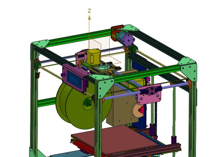 欧标铝型材框架3D打印机