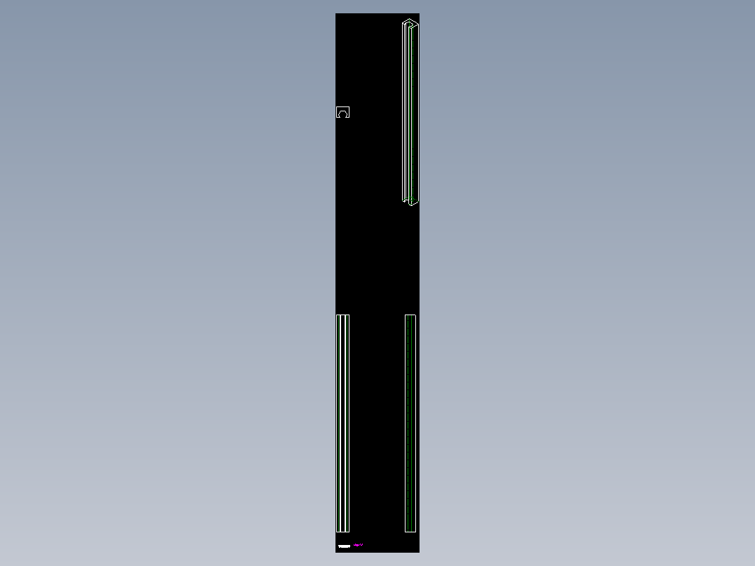滑軌(C槽鐵型)SBGC-2D多系列多零件图纸模型