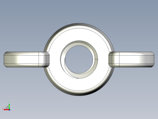 WING NUT 0.25in-20 Thread size 31-64in Base Diameter.IGS后视缩略图