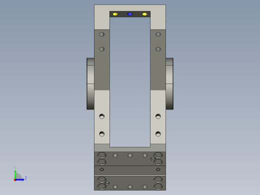 德克斯TUNKERS气缸数模A03_SCHWENKTRAVERSE左视缩略图
