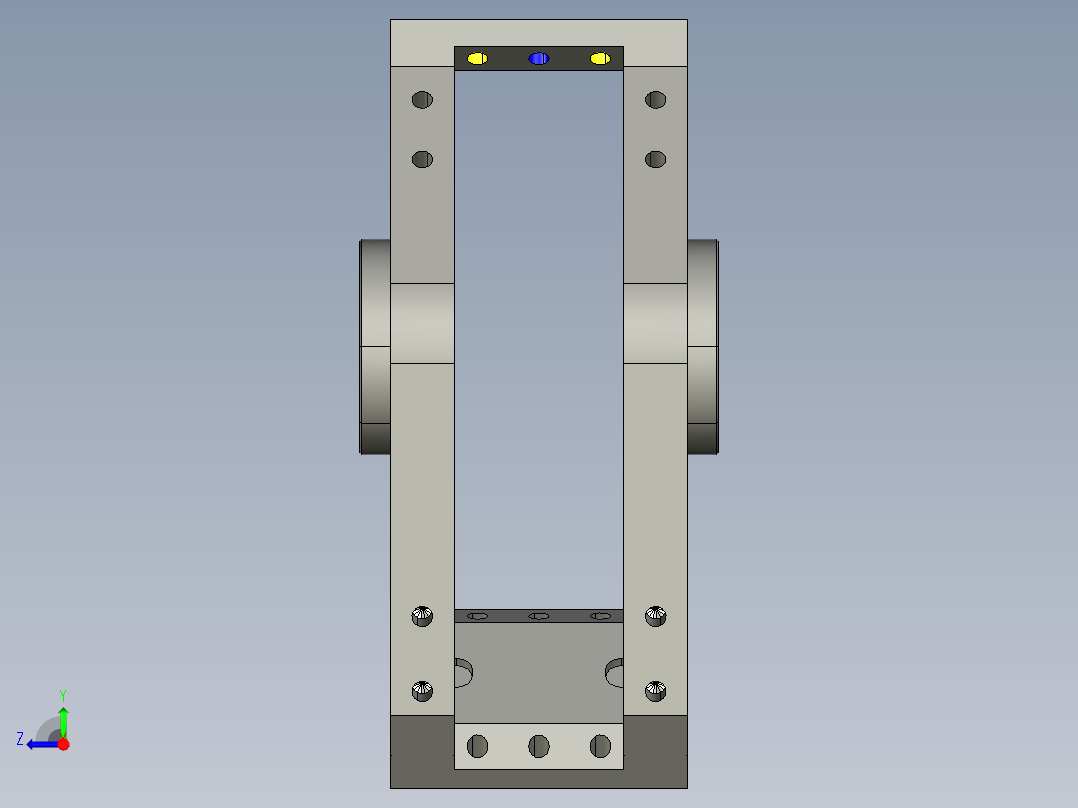 德克斯TUNKERS气缸数模A03_SCHWENKTRAVERSE右视图