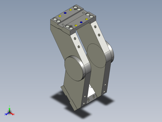 德克斯TUNKERS气缸数模A03_SCHWENKTRAVERSE正等轴测缩略图