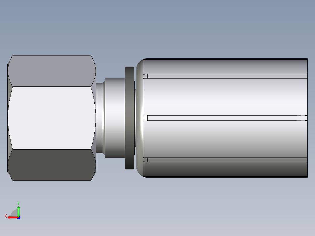 C970系列-24°重型直头后视图