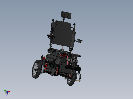 LTE履带电动轮椅