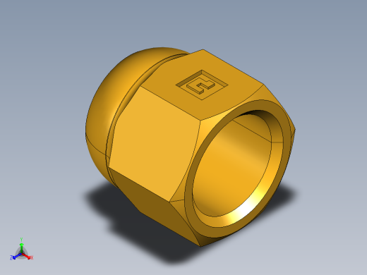 扩口式工业通用硬管接头Cap Nut 640F-5