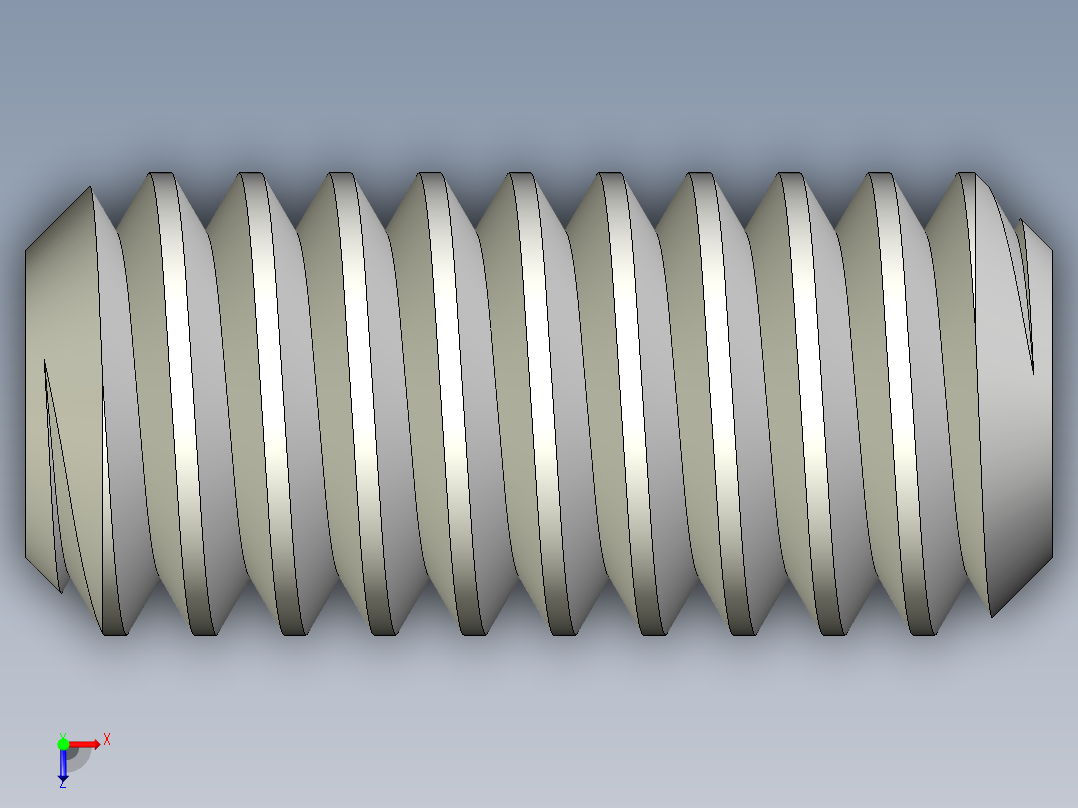 DIN 913-ISO 4026 固定螺钉-M1.8 L=4.STEP俯视图