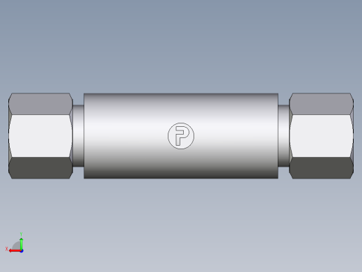 卡套式工业通用硬管接头EO_Weld_bulkhead_fitting_ESV08ZS后视缩略图