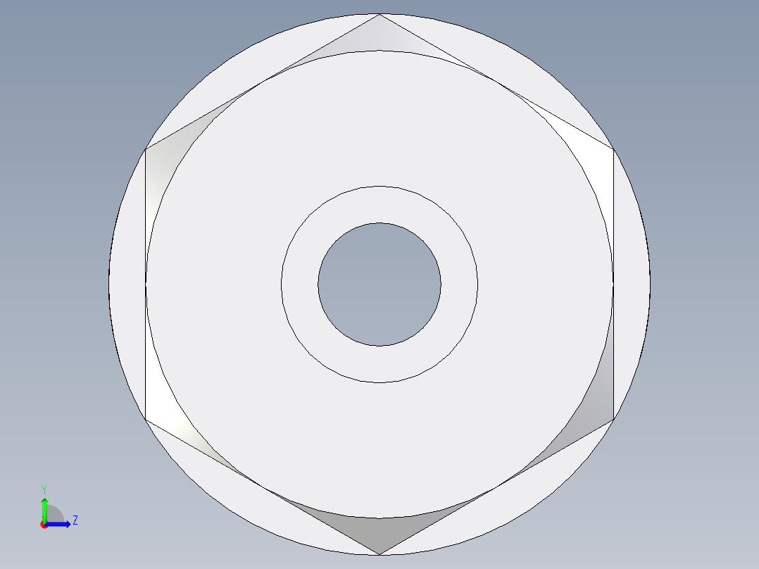 卡套式工业通用硬管接头EO_Weld_bulkhead_fitting_ESV08ZS左视图