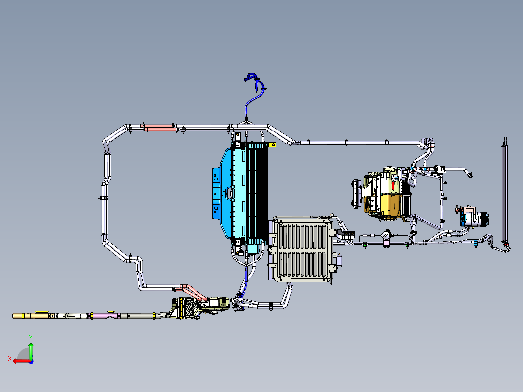 某汽车空调控制系统数据501716后视图