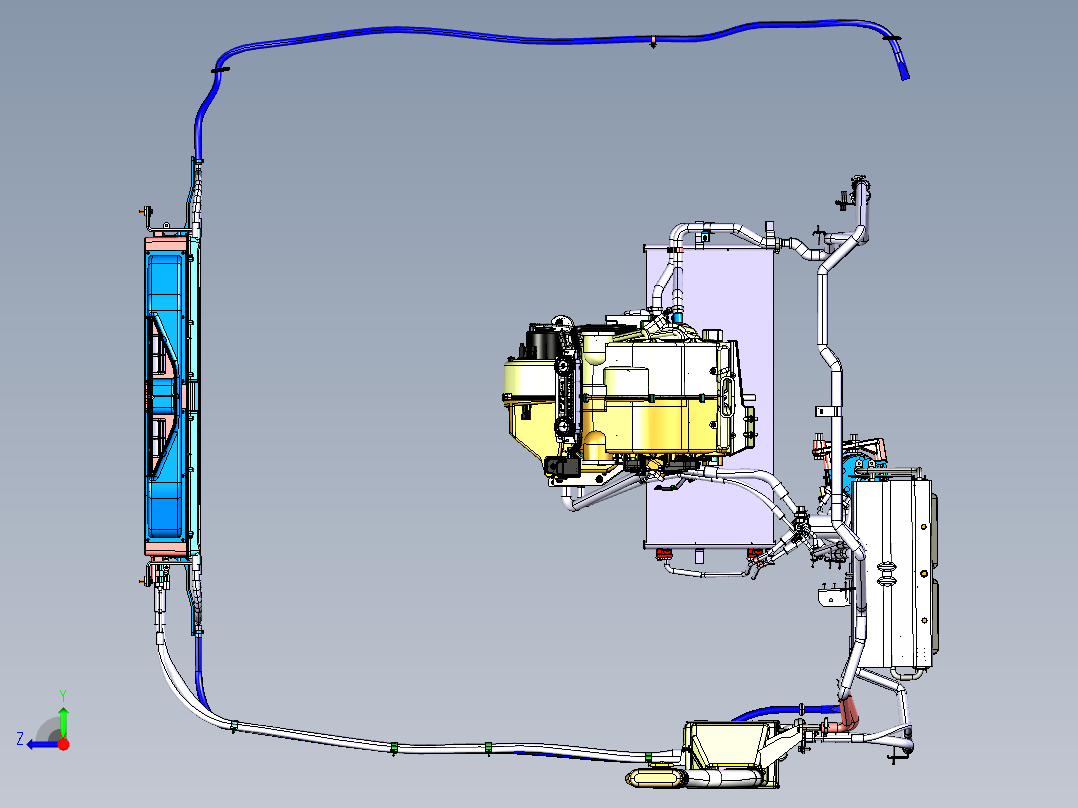 某汽车空调控制系统数据501716右视图