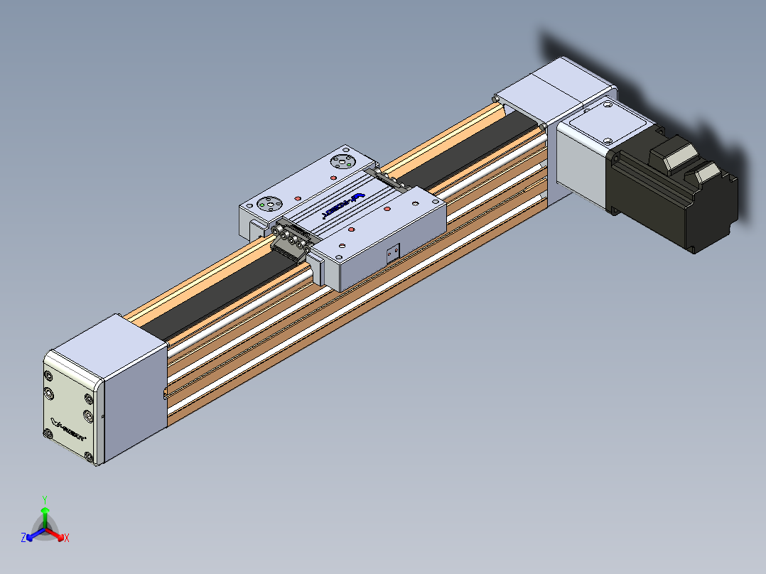 威洛博一般环境皮带-EB6-L140-S250-A1-ZP40-M3-L4主视图