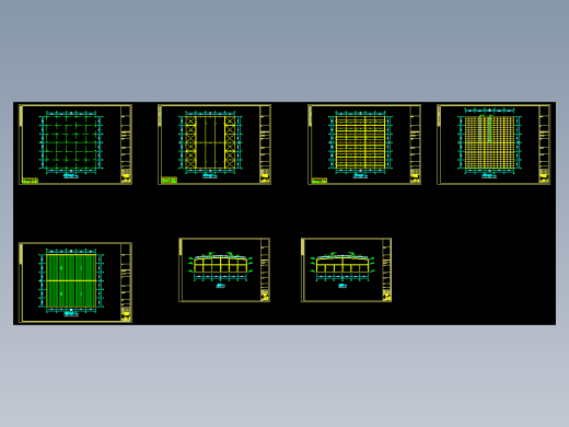 南昌某公司钢结构工程CAD