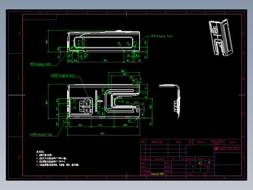 毕设 FA外机2D-钣金件