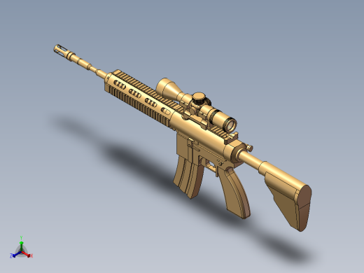 m416正等轴测缩略图