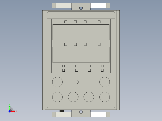 基恩士LK-HD500_kc图纸模型前视缩略图