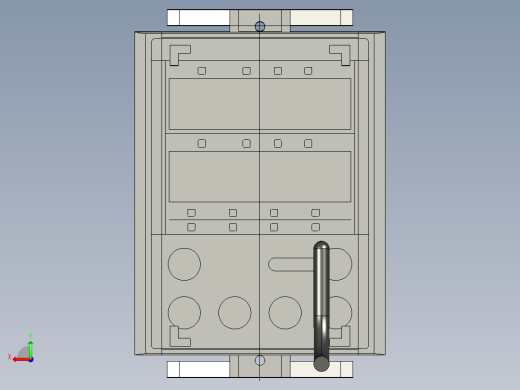 基恩士LK-HD500_kc图纸模型后视缩略图