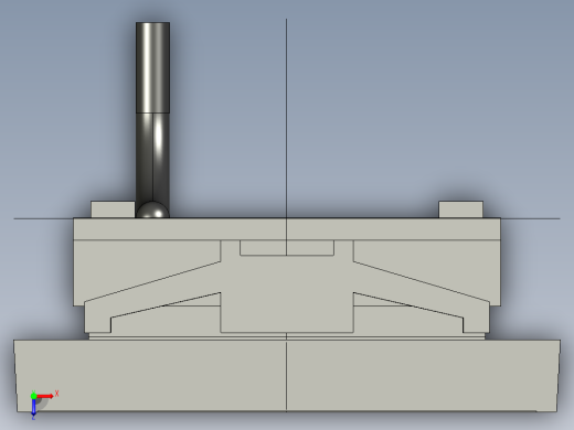 基恩士LK-HD500_kc图纸模型俯视缩略图