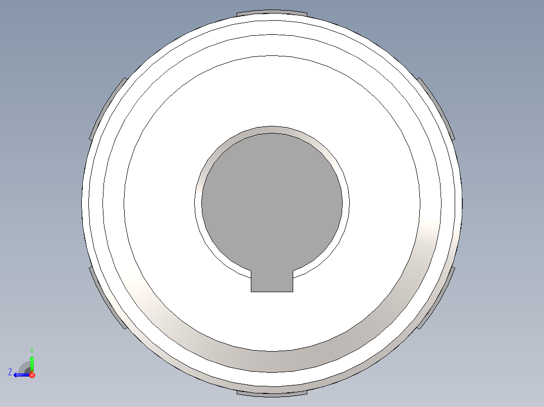 联轴器 (22)右视图