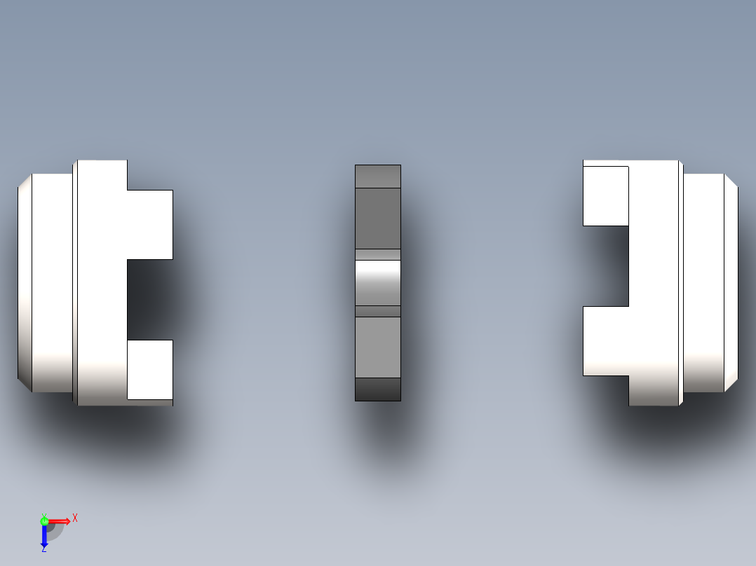 联轴器 (22)俯视图