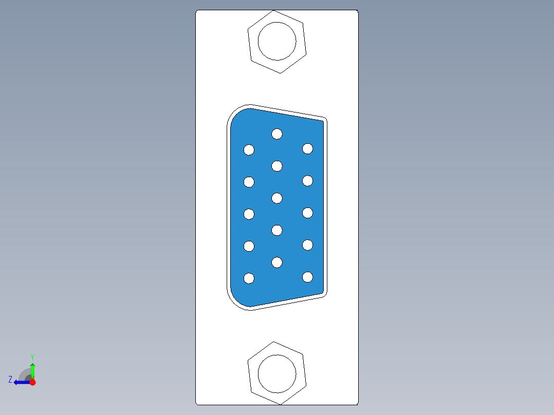 电脑数码接头 (1)右视图