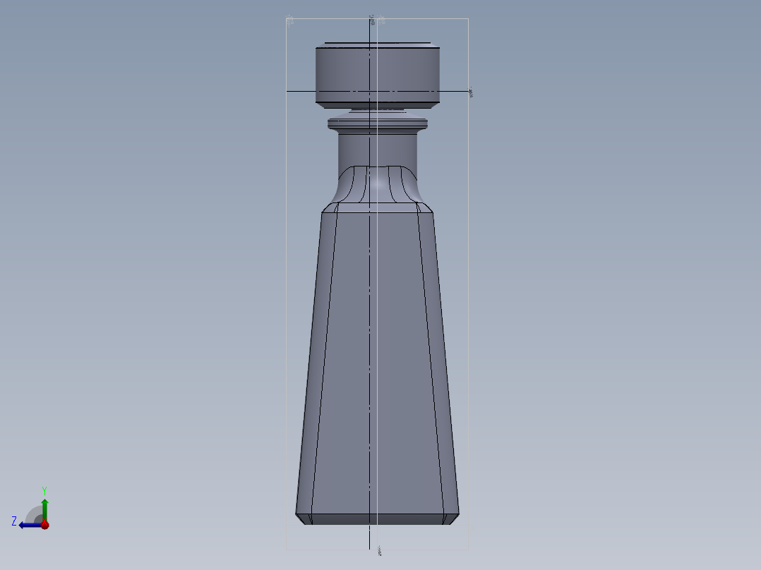 龙舌兰酒瓶右视图