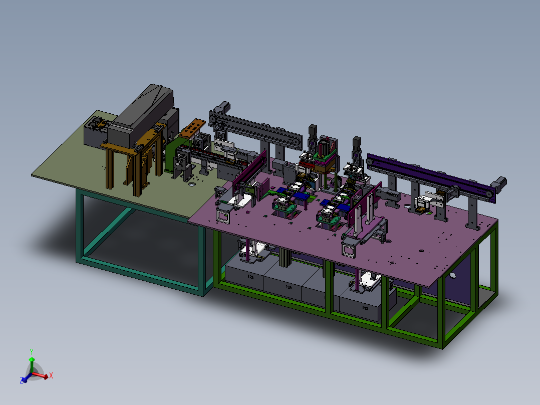 半自动沾锡焊接机3D模型