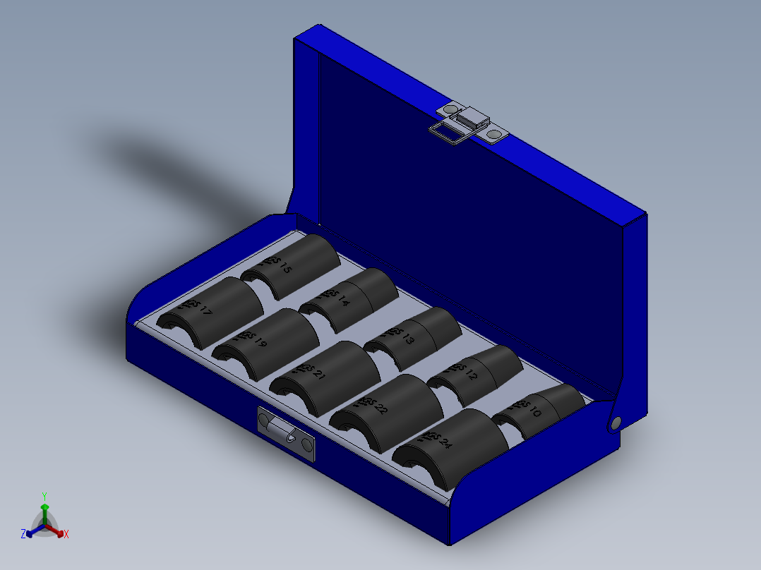 套筒扳手--stp正等轴测图