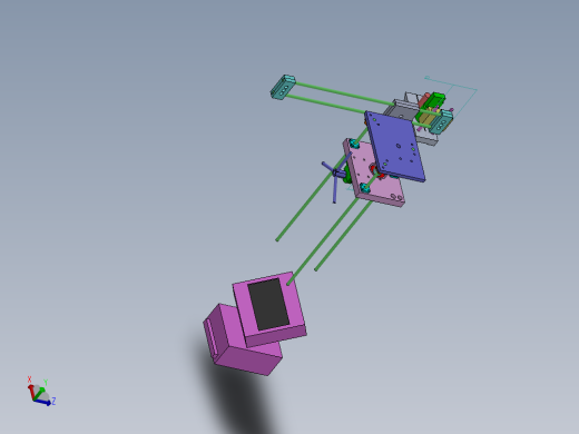 工业喷射打印机支架
