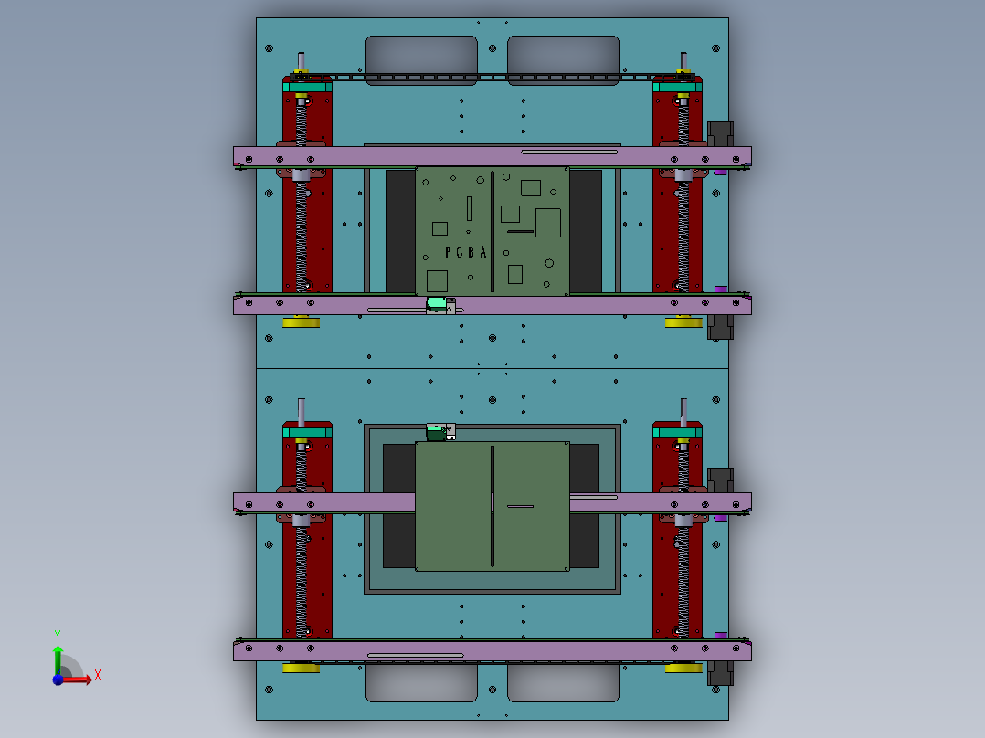 灯珠基板传送设备sw17可编辑前视图